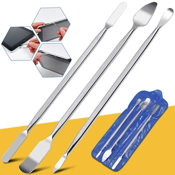 

3PCS Repair Opening Pry Hand Tool Kit Blade Smart Phone Tablet PC Metal Spudger Disassemble Tools Set For /IPad/Tablet