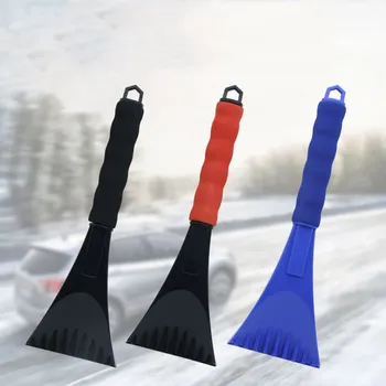 

New 3 Colors Car Snow Ice Scraper Window Snowbrush Shovel Removal Brush Car Windscreen Clean Tools 9449 X2