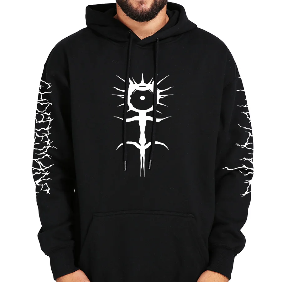 Online Ghostemane Felpe Mercurio Retrograda Immagine Stampata Felpa Nero A Maniche Lunghe Caldo Velluto Morbido Con Cappuccio