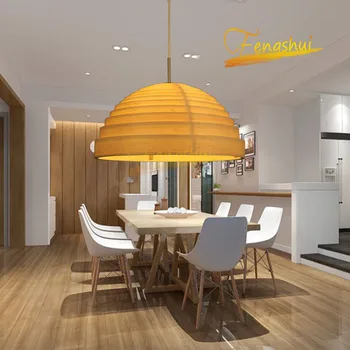 

New Chinese LED Pendant Lamp Lighting Modern Minimalist Wooden Art Pendant Lights Room Living Room Loft Hanging Lamp Fixtures