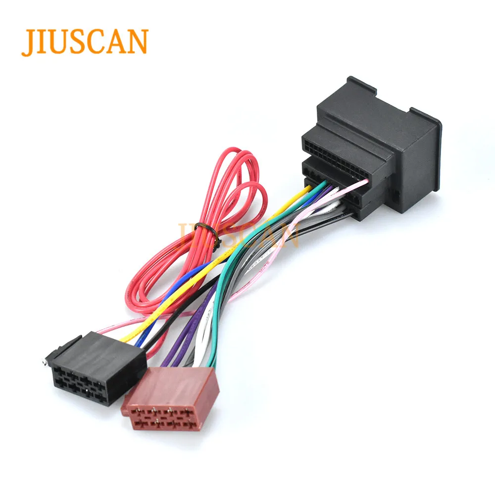 JIUSCAN 12-031 ISO радио для CHEVROLET для OPEL 2009+(выберите модели) Проводка f-жгут провода кабель штекер Адаптер стерео