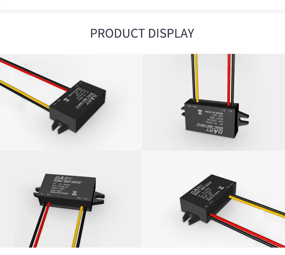 DC-DC понижающий модуль питания | 15~ 28 В до 12V3A светодиодный модуль питания для транспортного средства понижающий преобразователь 24 В до 5 В