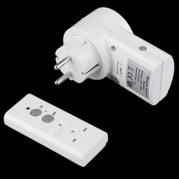

1 Wireless Remote Control Power Outlet Light Switch Socket 1 Remote EU Plug Newest High Quality