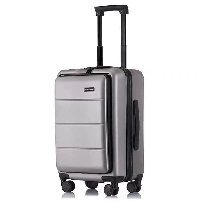 Модный Дорожный чемодан с алюминиевой рамой на колесиках 26 дюймов, дорожные сумки на колесиках, багажная сумка на колесиках 1" 20" 2" 24" Mala De Viagem - Цвет: gold (zipper)
