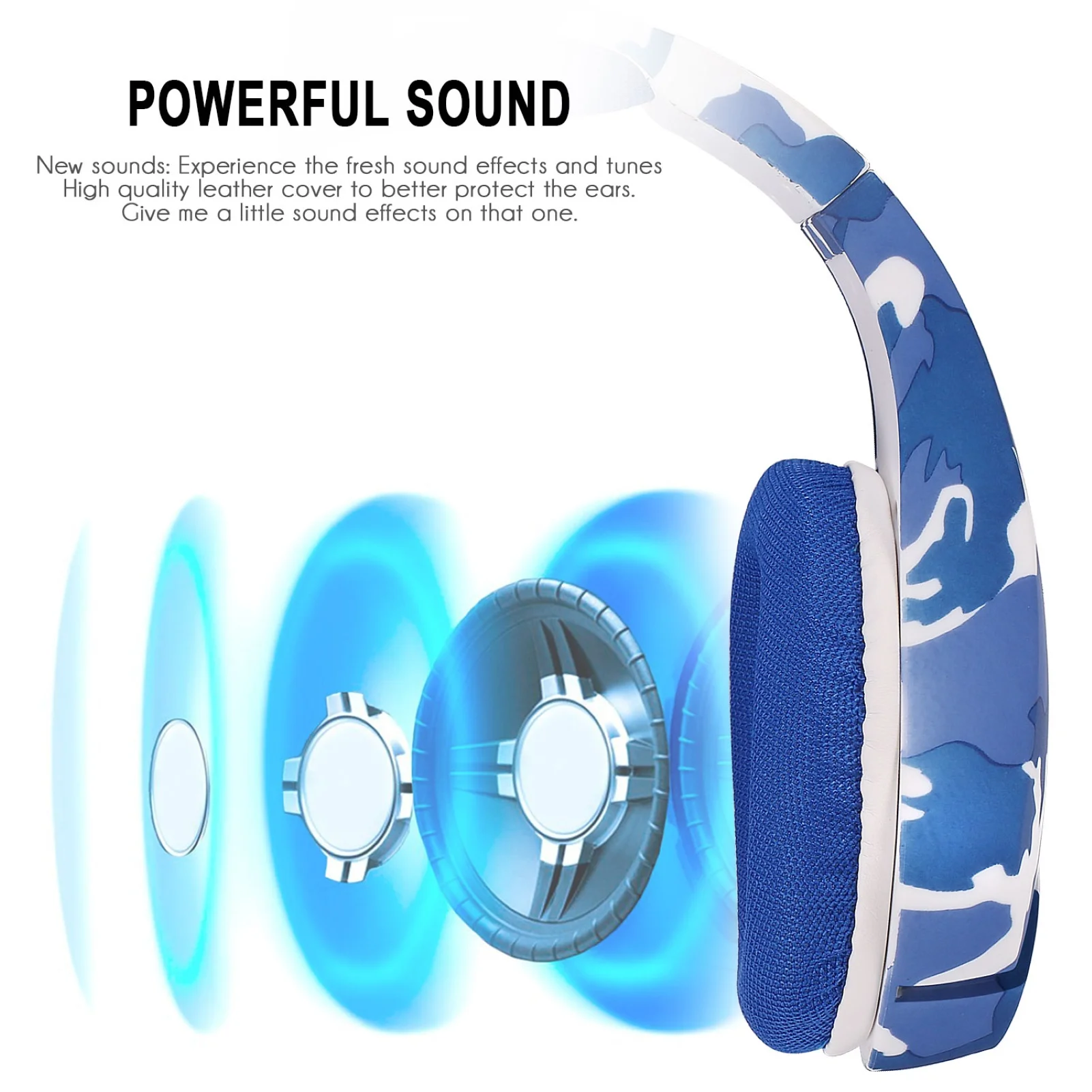 J10 Camouflage Gaming Headset Headphone with Microphone Stereo Earmuffs Lights Professional Led Light Gamer Headset for Computer