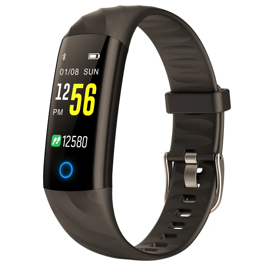 Фитнес браслет CARCAM SMART BAND S5 BLACK шагомер пульсометр IP68 GPS