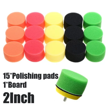 

16pcs Professional Polishing Pads Board Kit Waxing Vehicles Washer Polisher Wooden Furniture Surfaces Power Tools