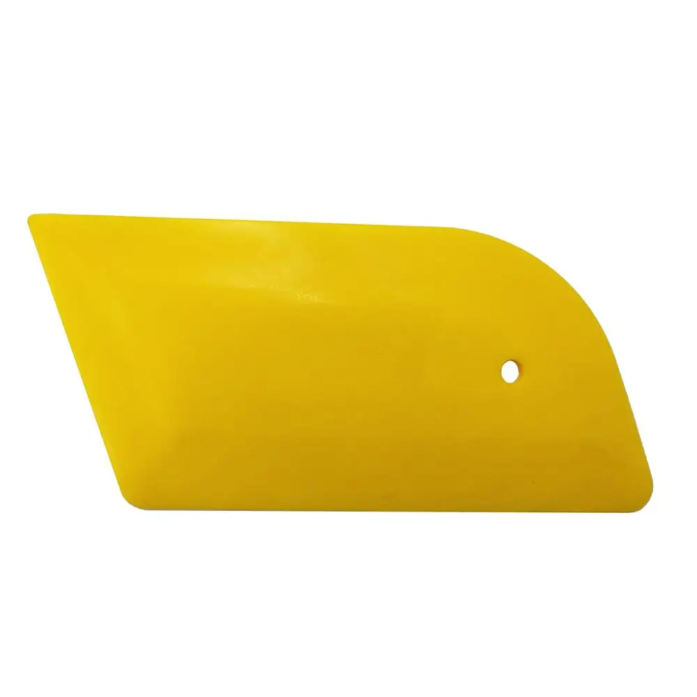2 Pcs Rubber Squeegee Yellow Turbo Wiper Car Vinyl Wrapping Application Tools