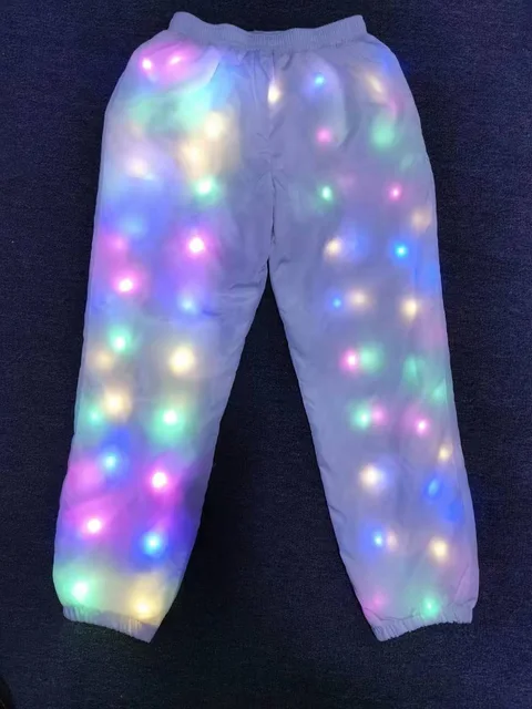 LED Lighting Coat Luminous Costume Creative Waterproof Clothes Dancing LED Lights Coat Christmas Party Clothes Pant