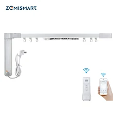 Zemismart Neue Design WiFi Vorhang Motor Tuya Smart Lebensdauer Kunden Elektrische Vorhänge Track mit RF Remote Alexa Echo Control