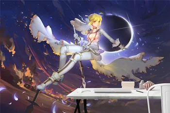 

[Self-Adhesive] 3D Fate Stay Night 131 Japan Anime Wall Paper mural Wall Print Decal Wall Murals Belly