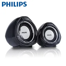 Philips SPA311 сабвуфер 3d объемный настольный компьютер Аудио Бас Мини Портативный USB с управлением ноутбук динамик