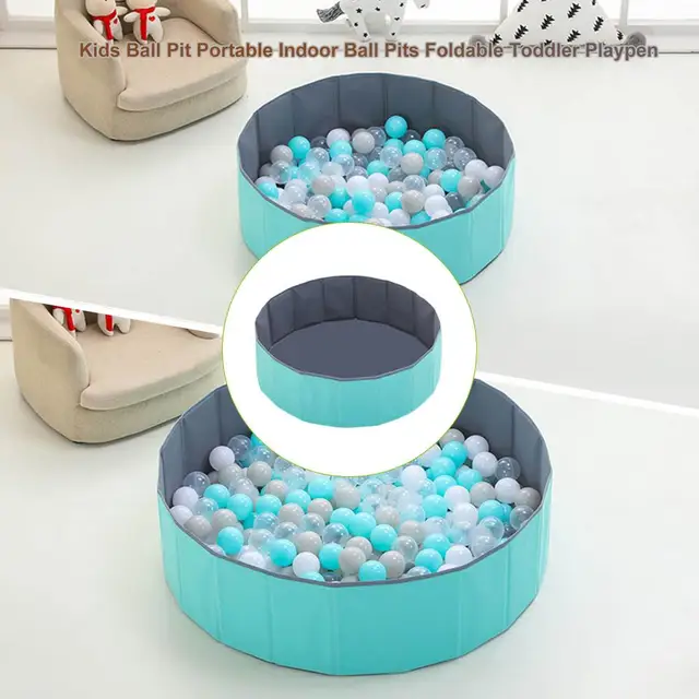 Baby Playpen Children Safety Barrier Pool Balls Foldable Dry Pool Infant Ball Pit Toys Children Birthday Gift Balls Not Included 5