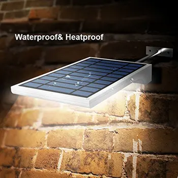 

Solar LED Lights Wall Sconces with Mounting Pole Outdoor Motion Sensor Detector Light for Porch Garage LAD-sale