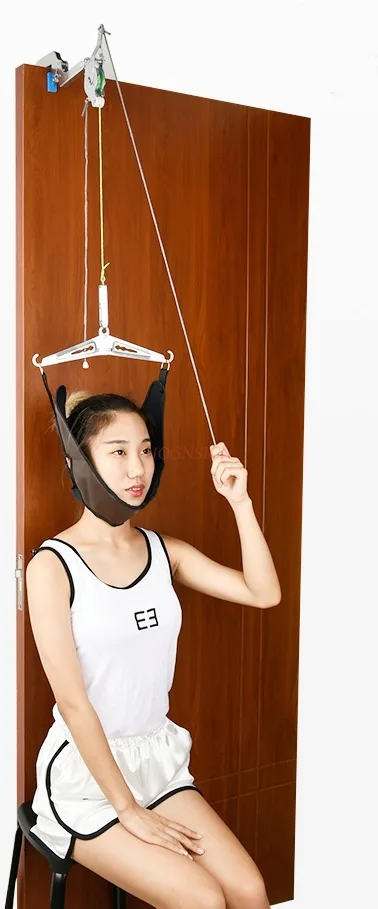 Door suspension cervical traction device sling home adult vertebral disease correction treatment stretching frame hanging neck p