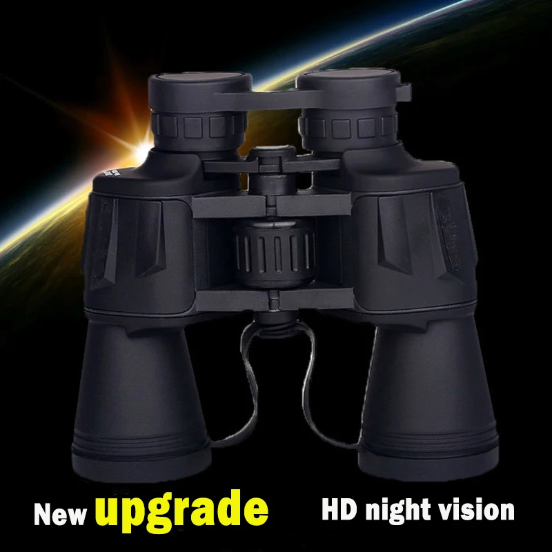 Anti-fog Telescope 20x50 Binocular Non-slip Large Eyepiece HD Telescope Low-light Night Vision Outdoor Hunting Tourism Binocular