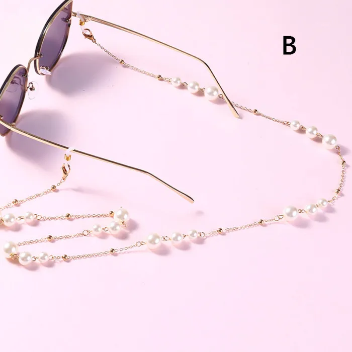 Женские цепочки для очков имитация очки с жемчугом очки цепочка для очков шнур держатель для шеи веревка TH36