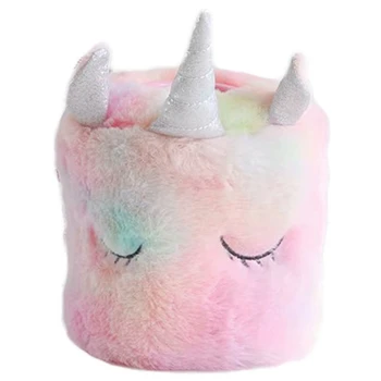 

Creative Plush Unicorn Tissue Box Car Napkins Paper Box Kawaii Birthday Xmas Gift Kids Girl Favorite Home Decoration Tool