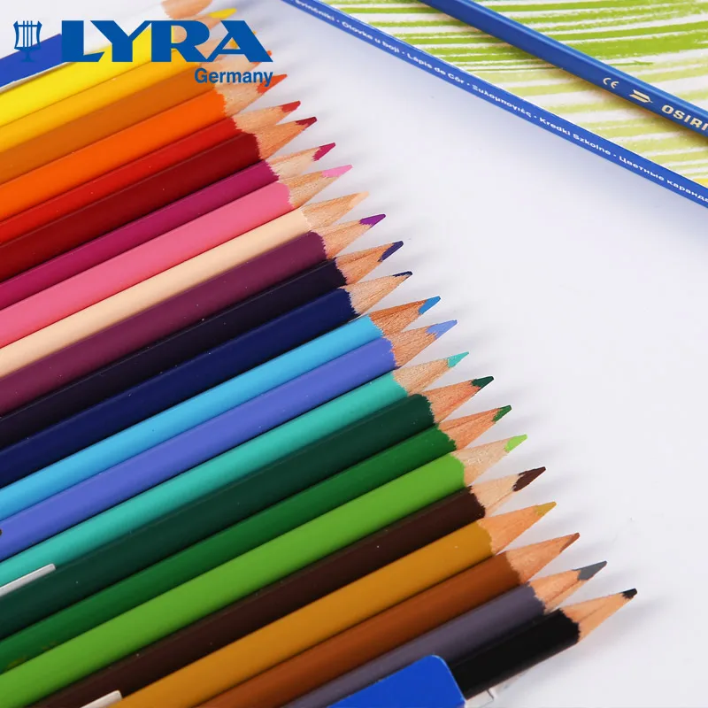Germany Imported LYRA OSIRIS color pencil set 24/36 color oily Drawing pencils art painting coloring school supplies 4