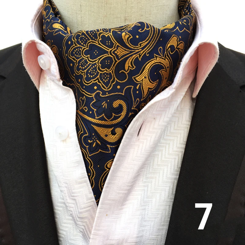 Новые мужские галстуки, шарфы, галстуки для шеи, подарок, мода для свадьбы, выпускного, деловой костюм DO99 - Цвет: 7