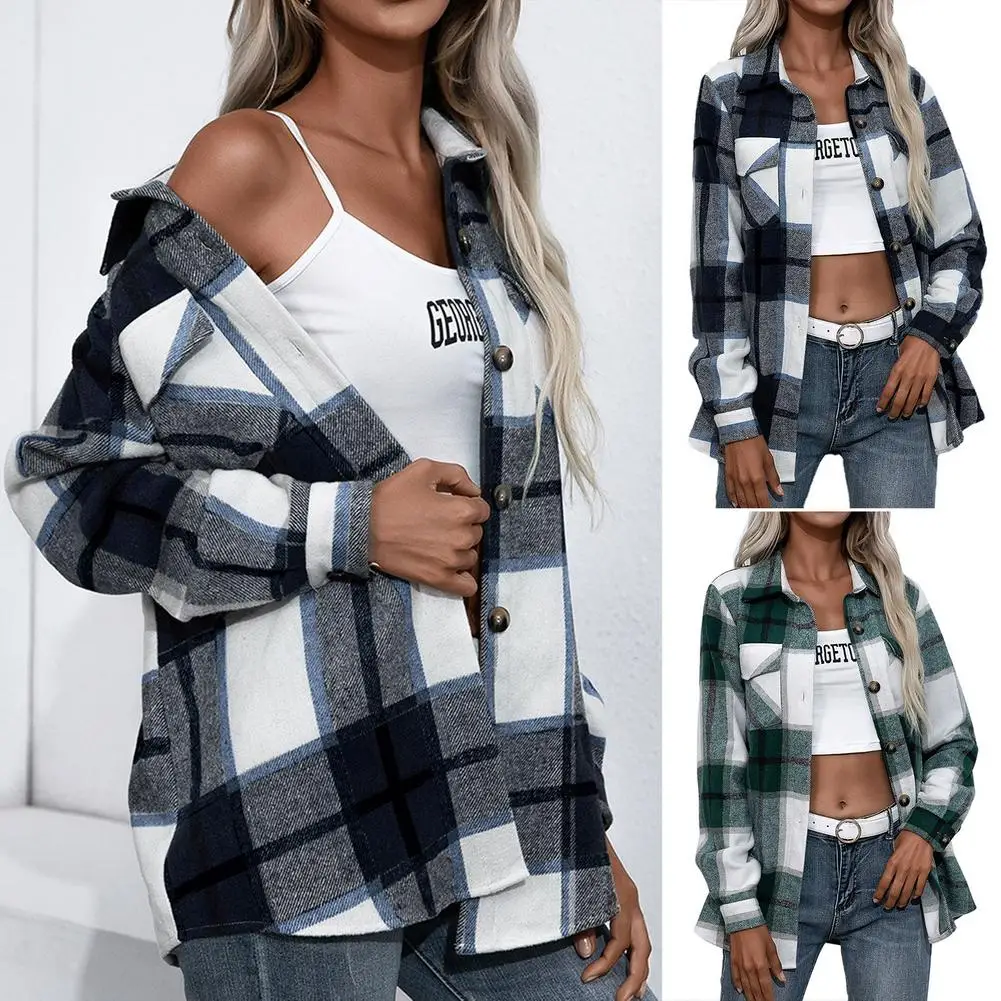 Casual Brand With Hooded Plaid Shirt women's Red Shirts Long Sleeves 2021 New Spring Autumn Plus 1
