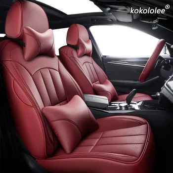 

kokololee Custom Leather car seat covers For Volvo S80 XC60 S60 C30 S90 C70 V60 V40 XC90 XC40 S40 XC Classic Automobiles Seats