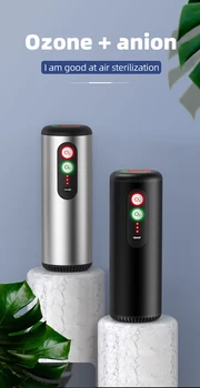 

Air Purifier for Car Home or Office Anion and Ozone Two Mode USB Charge Ultra Quiet Pet Smell and Smoke Odor Eliminator