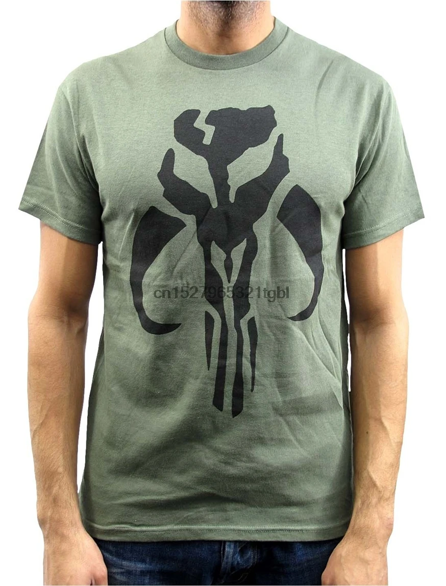 boba fett skull t shirt