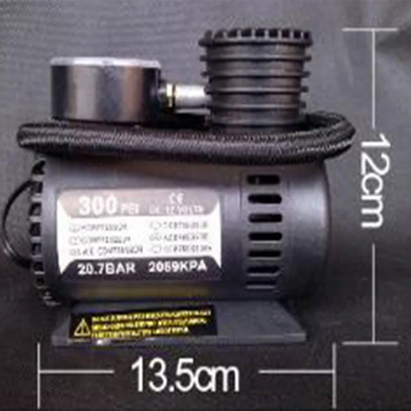 300 PSI мини Автомобильный Универсальный воздушный компрессор 12 В Автомобильный Автоматический портативный насос шинонасос воздушный насос