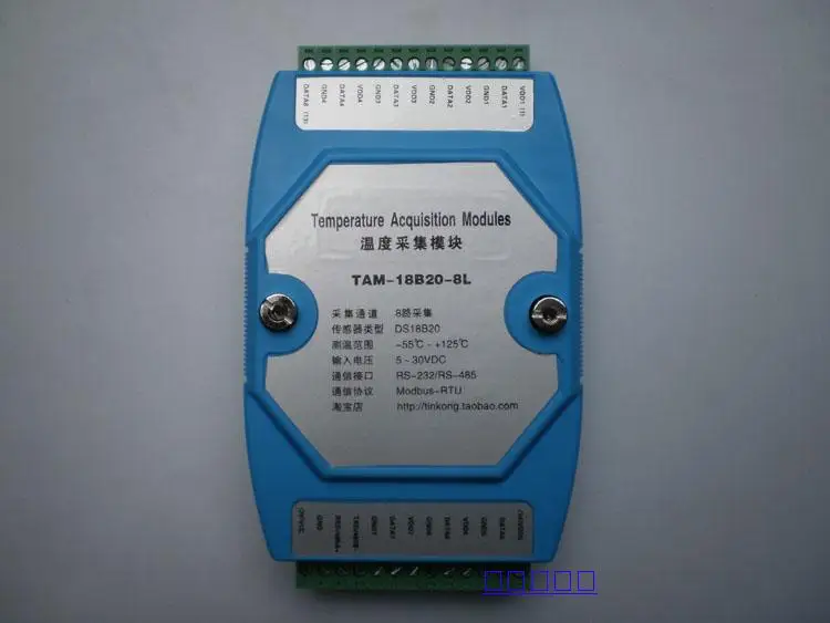 

In stock!!! Tam-18b20-8l acquisition module ds18b20 transmitter plc Free Shipping