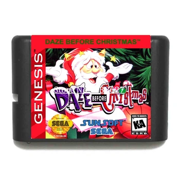 

Daze Before Christmas 16Bit Game Cartridge for Sega MegaDrive & Genesis System Consoles
