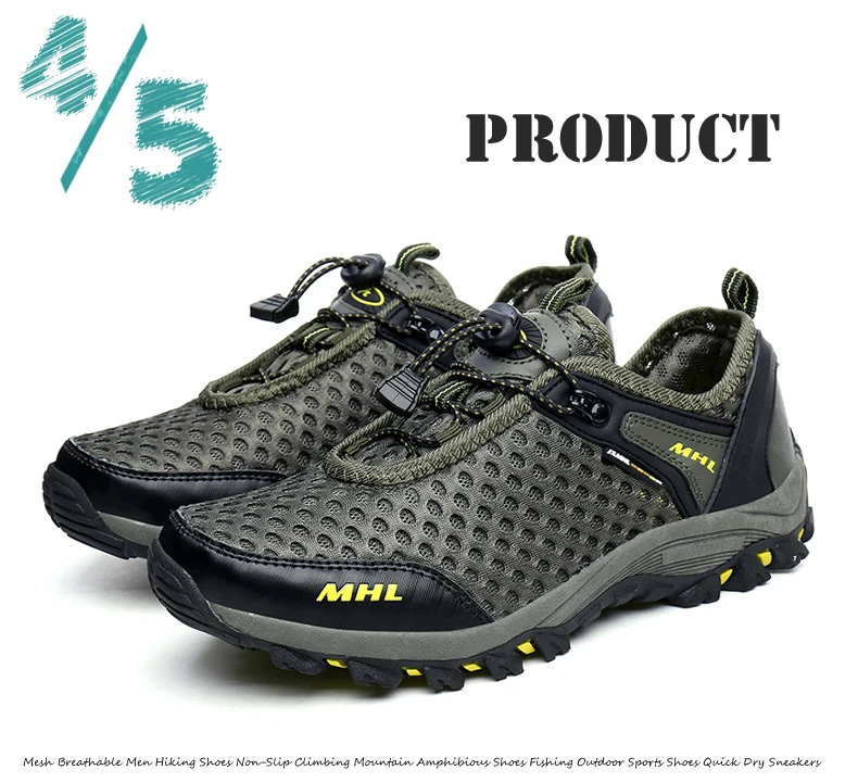 Men Shoes Breathable Men Mesh Cloth Shoes Outdoor Hiking Climbing Beach Quick Dry Footwear 39-01