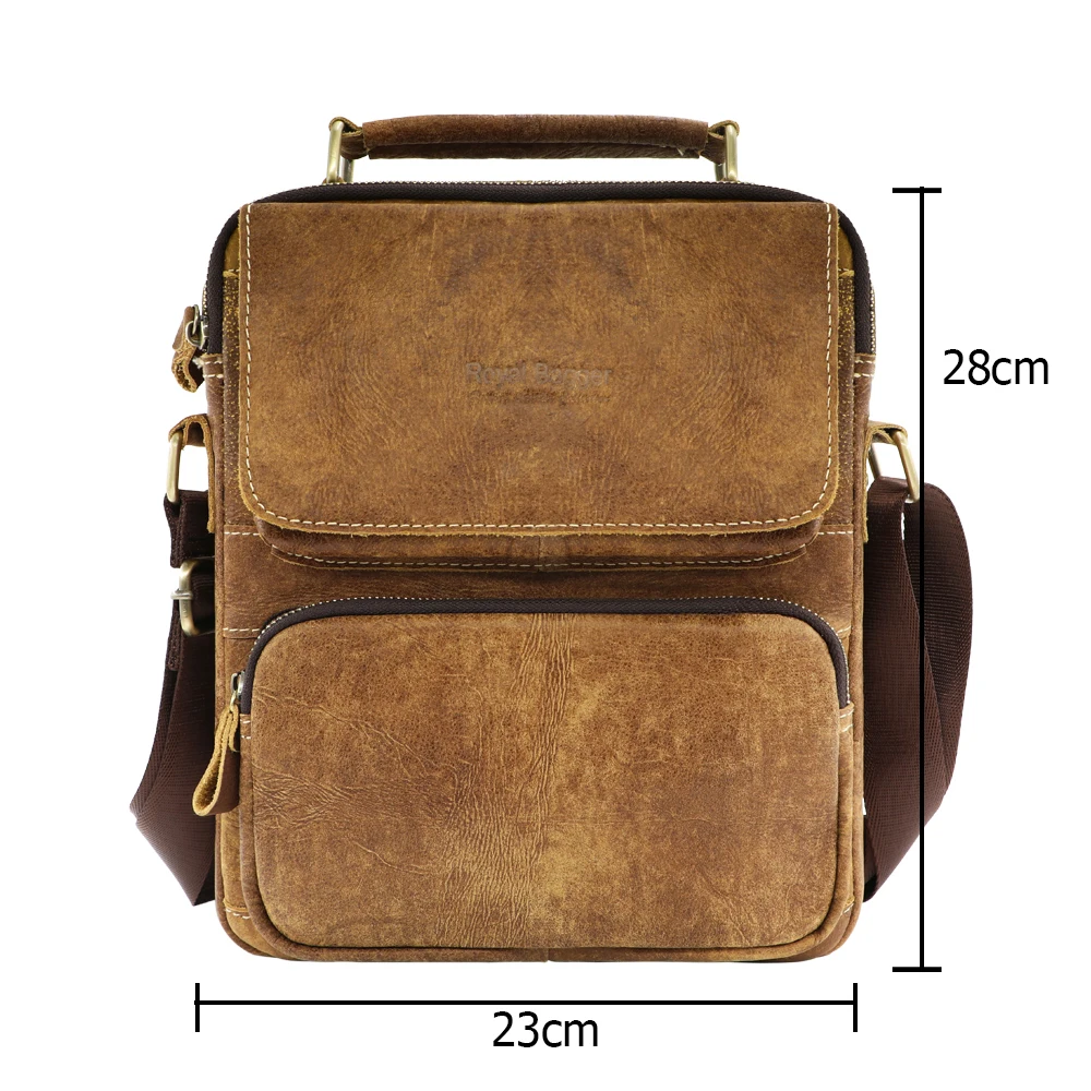 Royal Bagger, супер хит, новая мода, настоящая коровья кожа, сумка на ремне, для путешествий, мужская, деловая, повседневная, сумка-мессенджер, сумки на плечо