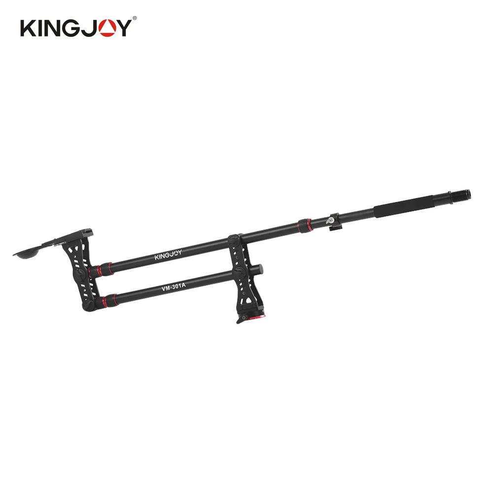 

Kingjoy VM-301A Mini Jib Crane Retractable Aluminum Alloy Photography Jib Crane for Filmmaker Making Fluid Video for Cameras