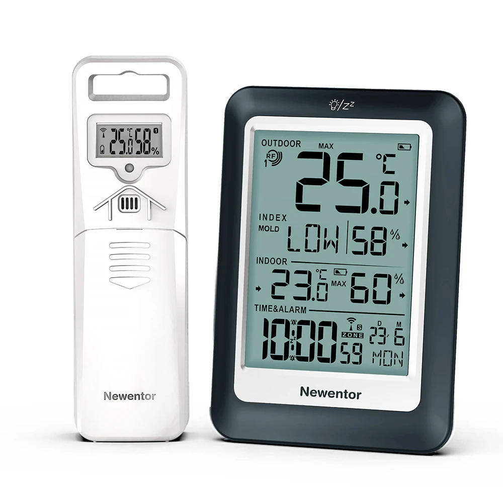 Newentor Weather Station Thermometer Hygrometer Household Wireless