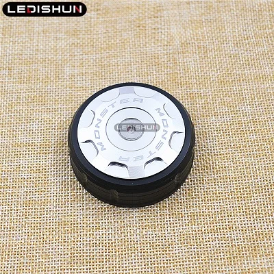 Silvery-Black Мотоциклетный CNC алюминиевый радиатор, крышка резервуара для воды, крышка, чехол для DUCATI MONSTER 1200 821 1200R 1200S 14-19 крышка радиатора - Цвет: Silvery-Black