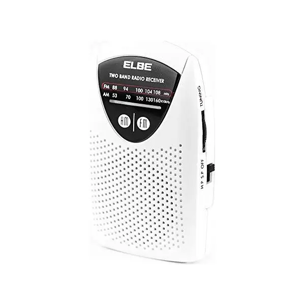 Транзисторное радио ELBE RF-50 AM/FM White | Электроника