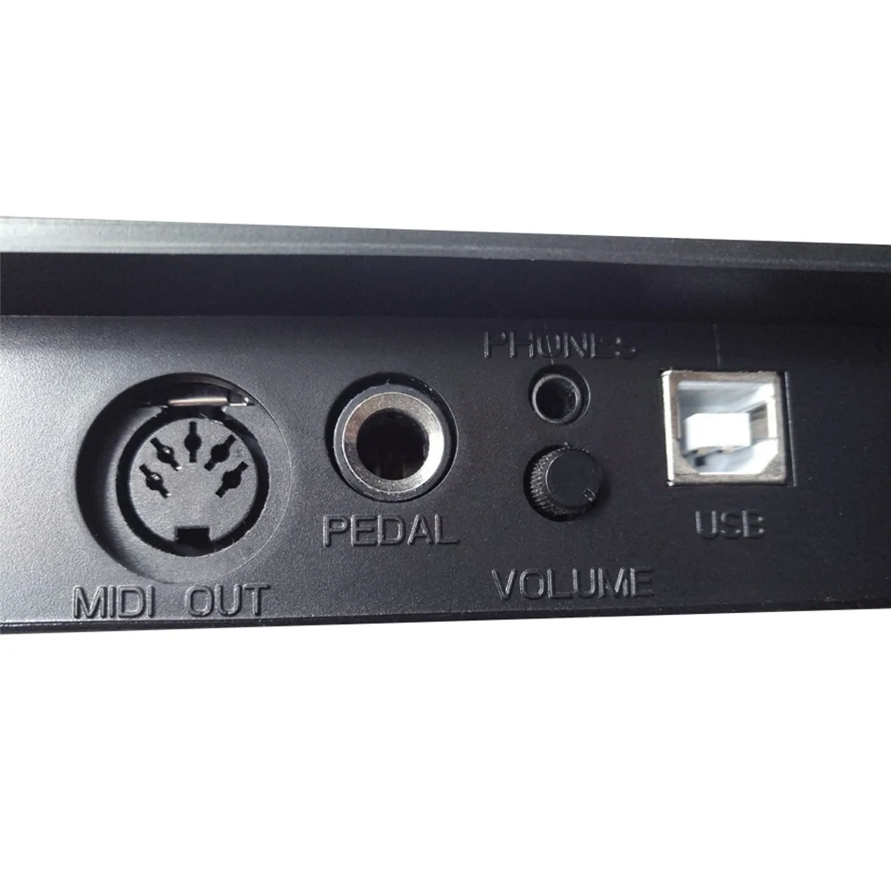  Controlador de teclado MIDI WORLDE USB Ultra portátil de 49 teclas con Pedal de 635mm Jack MIDI Out
