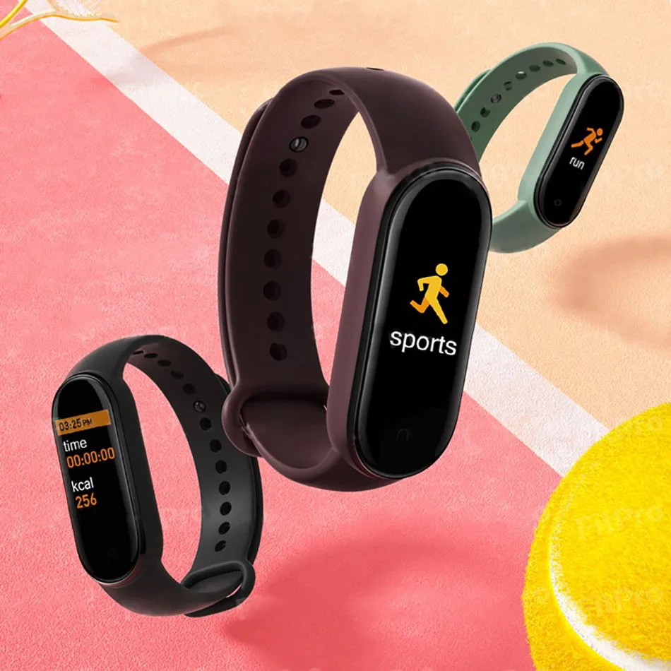 Fashion M6 Smart watch men's and women's sports bracelet waterproof heart rate and body fitness activity monitoring tracker 2021