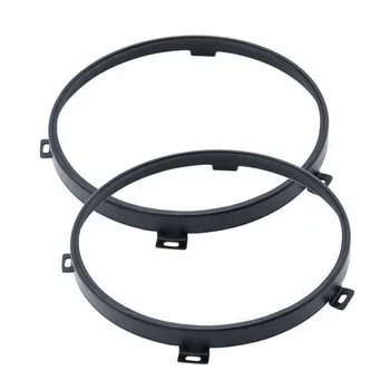 

Durable And Practical 2pcs Fit 7" Headlight Mounting Ring Trim Bracket For Jeep JK Wrangler 2007-2018