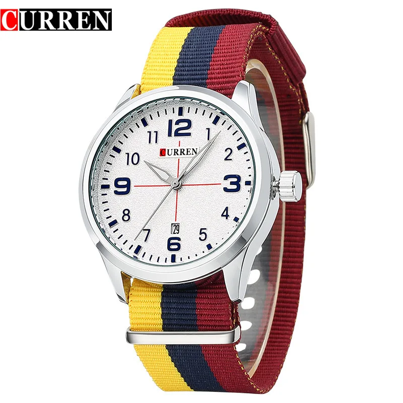 

Curren/Karui En 8195 Douyin Hot Selling Casual Nylon Waterproof Watch