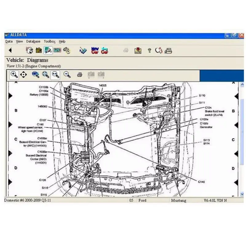  2019 alldata más reciente 1053 todos los datos software de reparación automática alldata Software e