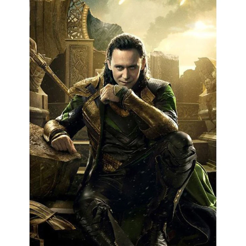 

Full Round/square Drill 5D DIY Diamond Painting Thor Loki Diamond Embroidery Picture of Rhinestones Diamond Mosaic decor