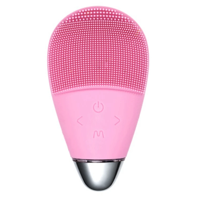 

Silicone Cleansing Instrument Electric Face Washer Five-Speed Adjusting Cleansing Eyes Double Effect