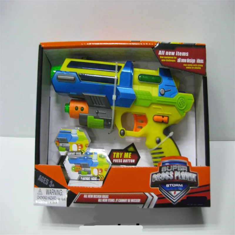 

New Products Hot Sales Children Electric Toy Gun Model Space Cops Colorful Light Music Sound Gun