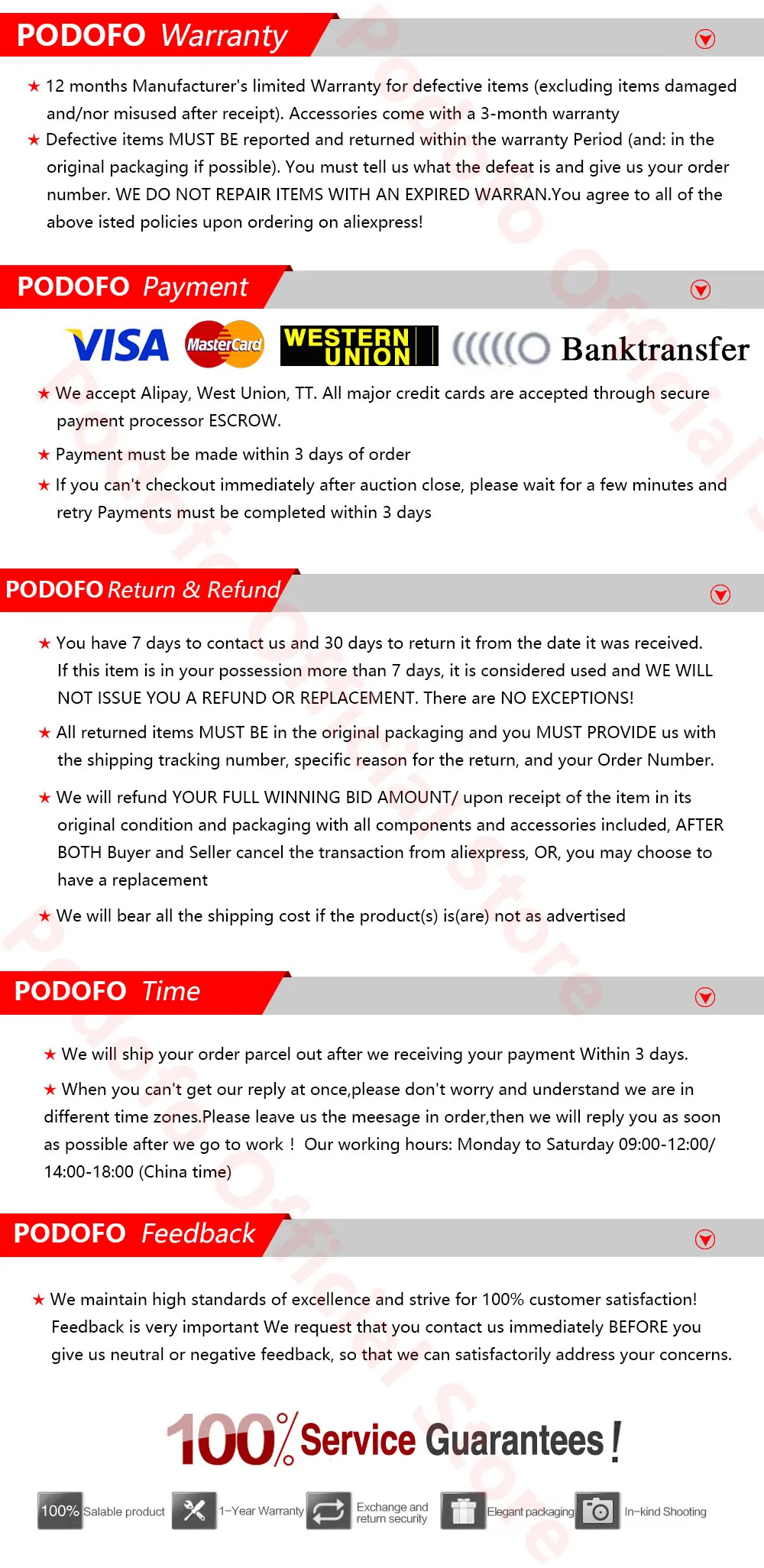 Podofo售后