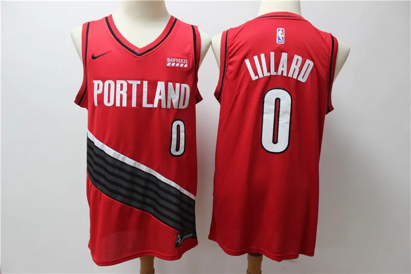MEN /20 Новинка мужской baskeball Портленд#0 Damian Lillard#3 c. J. McCollum Майки - Цвет: MEN