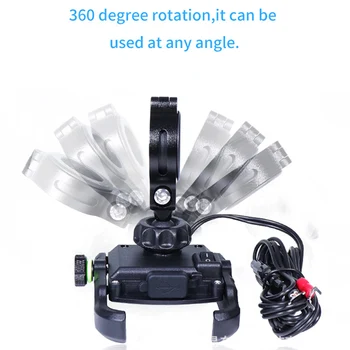 

Motorcycle Phone Holder Charger Waterproof Shockproof Electric Bike Phone Support UY8