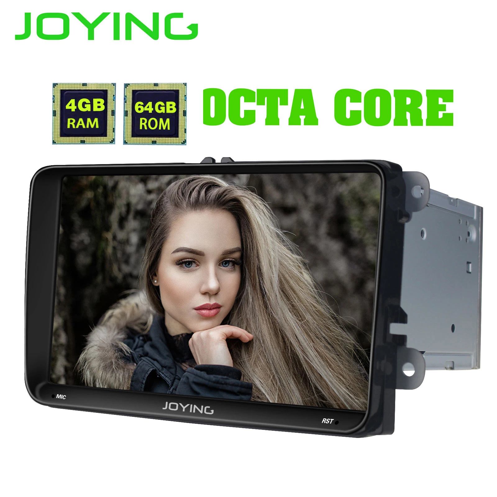 Top JOYING 2 din car radio Android 8.1 Octa Core support 4G/DSP/Fast Boot 9" autoradio SWC for VW/Volkswagon Passat/ Golf/Seat/Skoda 2