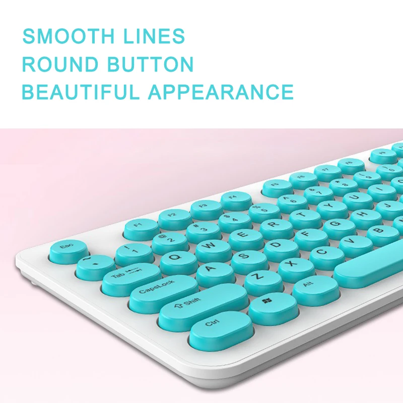 Elegant colorful office keyboard 104 Key Keycaps Set for Mechanical Keyboard for Gaming Mechanical Keyboard 4